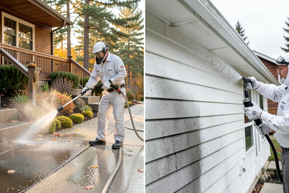 Iron Fence Washing in Lake Forest Park, King County, WA - Inspect the coating and note any rust or chipping