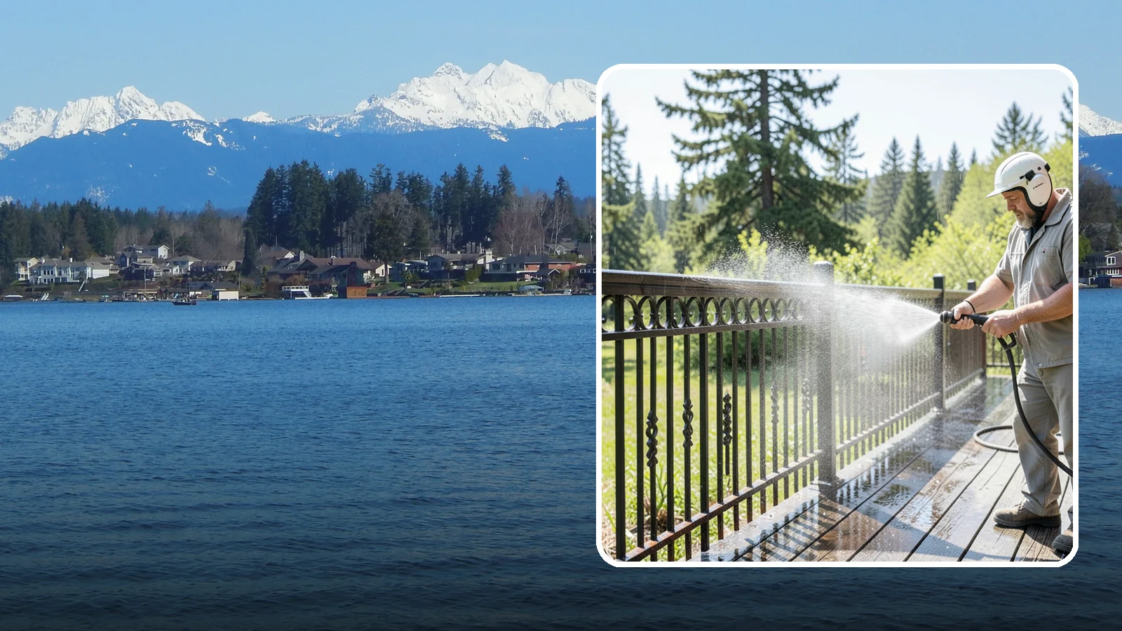 Iron Fence Washing in Lake Stevens, Snohomish County, WA - Careful washing for wrought and cast iron fencing that removes grime and surface rust streaks without driving water into the...