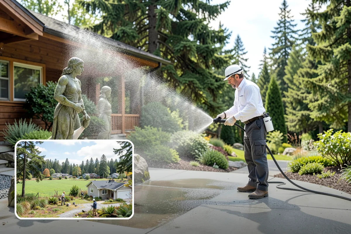 Iron Fence Washing in Lyman, Skagit County, WA - Clears grime lodged in scrollwork and decorative detail