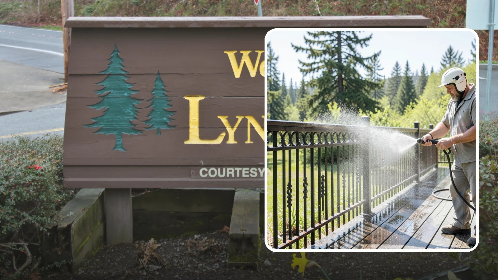 Iron Fence Washing in Lynnwood, Snohomish County, WA - Careful washing for wrought and cast iron fencing that removes grime and surface rust streaks without driving water into the...