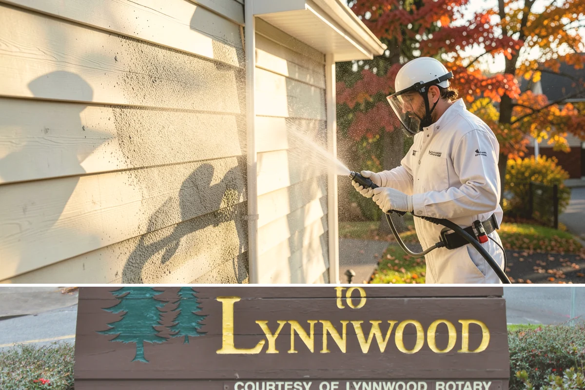 Iron Fence Washing in Lynnwood, Snohomish County, WA - A dry summer day helps the metal dry quickly and lowers the chance of new rust forming after the wash.