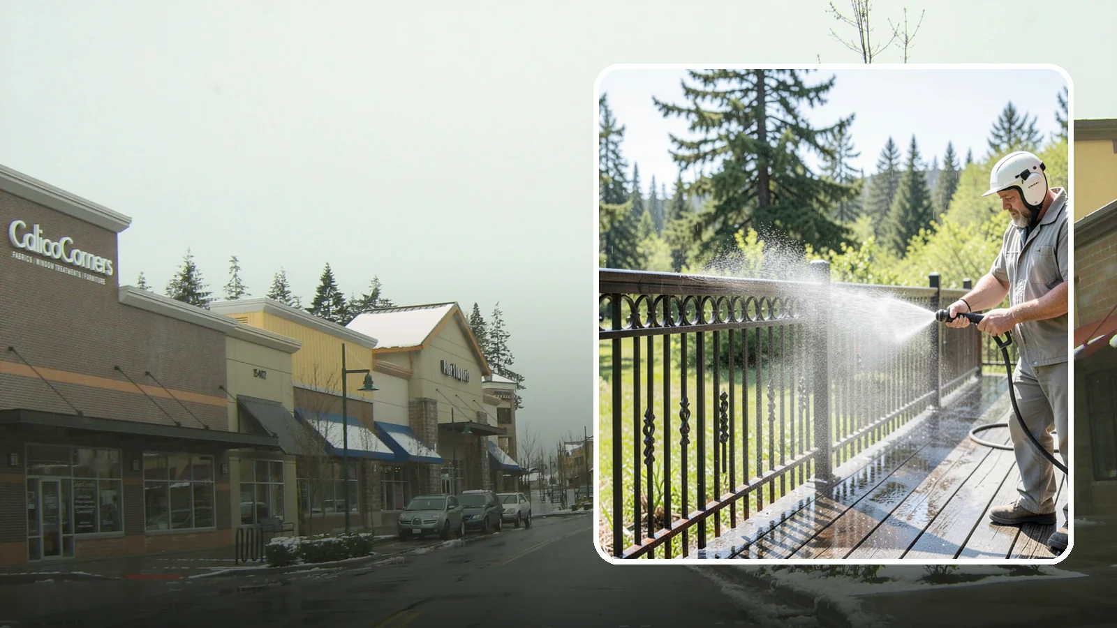 Iron Fence Washing in Mill Creek, Snohomish County, WA - Careful washing for wrought and cast iron fencing that removes grime and surface rust streaks without driving water into the...