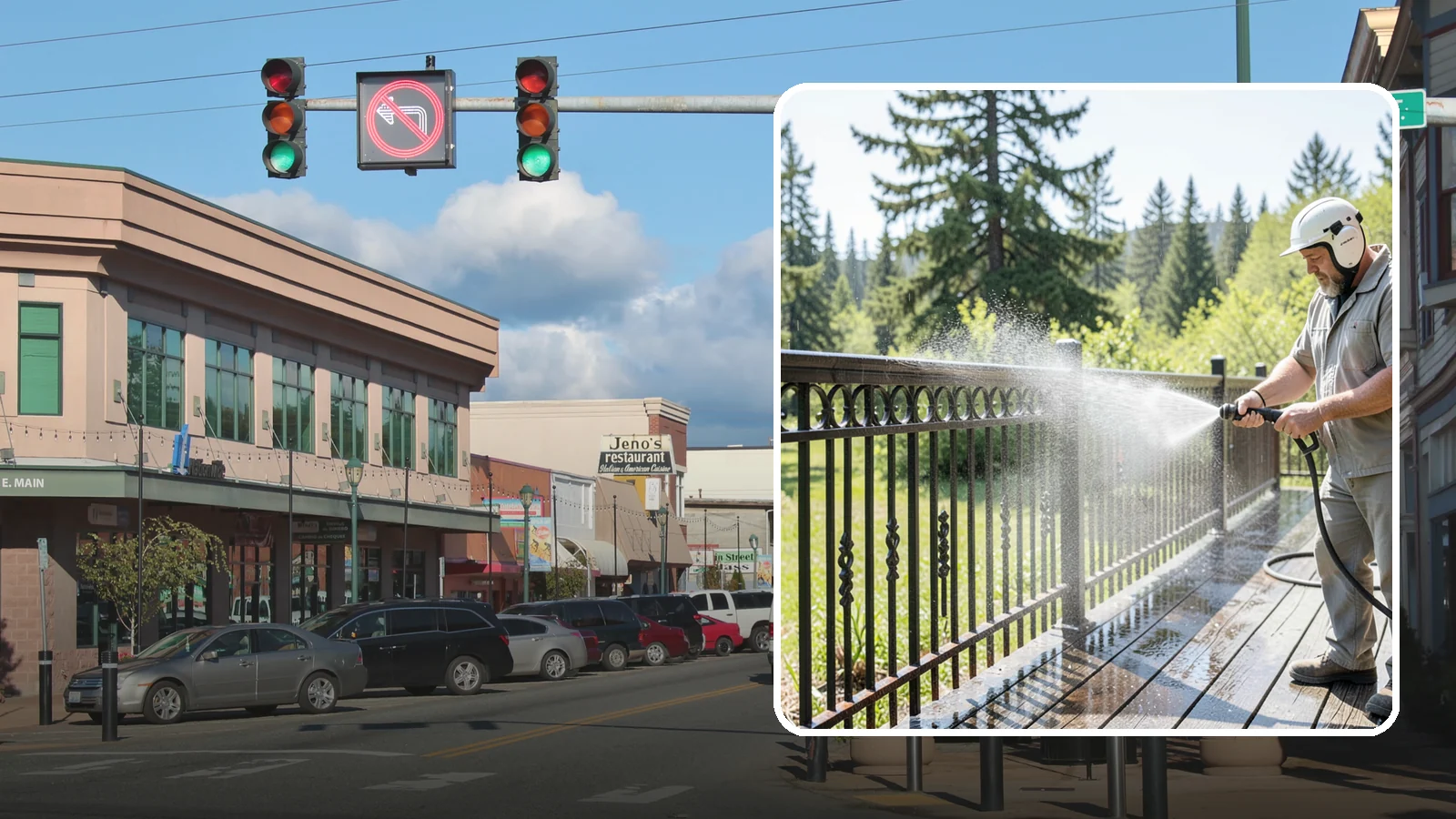 Iron Fence Washing in Monroe, Snohomish County, WA - Careful washing for wrought and cast iron fencing that removes grime and surface rust streaks without driving water into the...