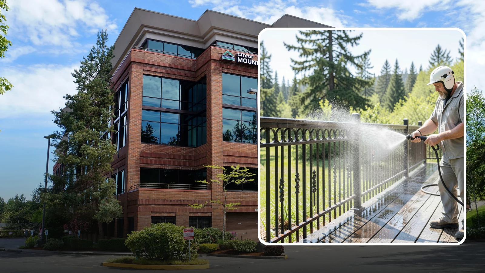 Iron Fence Washing in Mountlake Terrace, Snohomish County, WA - Careful washing for wrought and cast iron fencing that removes grime and surface rust streaks without driving water into the...
