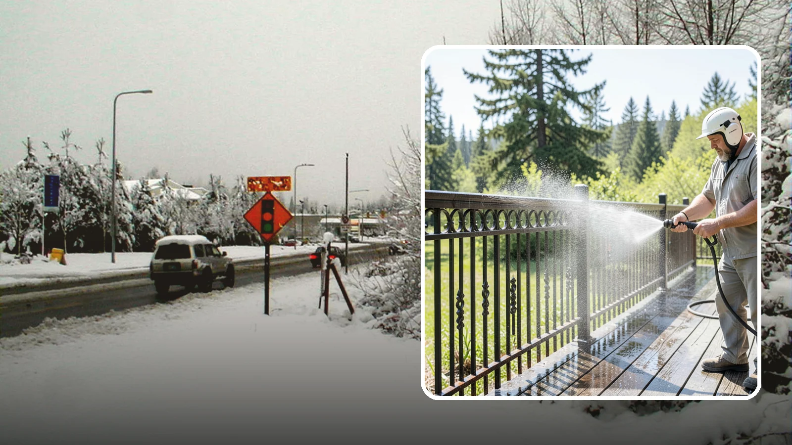 Iron Fence Washing in Newcastle, King County, WA - Careful washing for wrought and cast iron fencing that removes grime and surface rust streaks without driving water into the...
