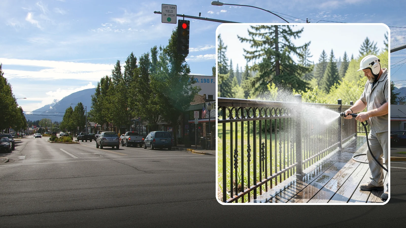 Iron Fence Washing in North Bend, King County, WA - Careful washing for wrought and cast iron fencing that removes grime and surface rust streaks without driving water into the...