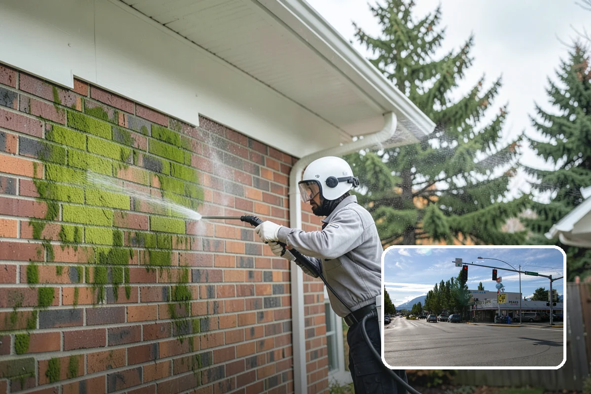 Iron Fence Washing in North Bend, King County, WA - Clears grime lodged in scrollwork and decorative detail