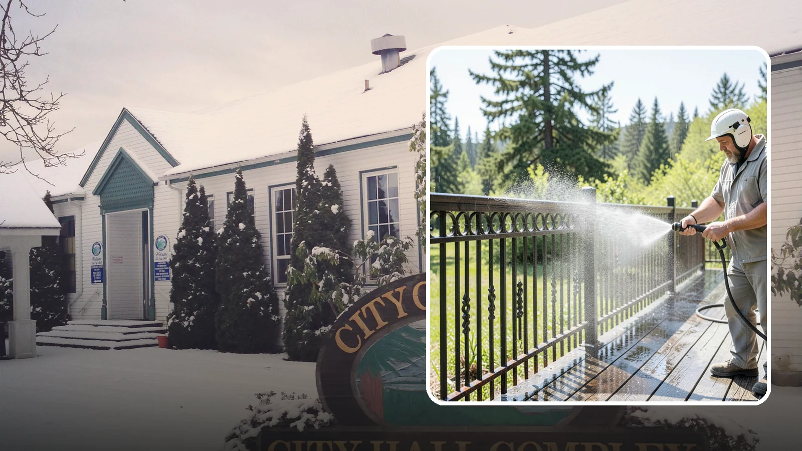 Iron Fence Washing in Pacific, King County, WA - Careful washing for wrought and cast iron fencing that removes grime and surface rust streaks without driving water into the...