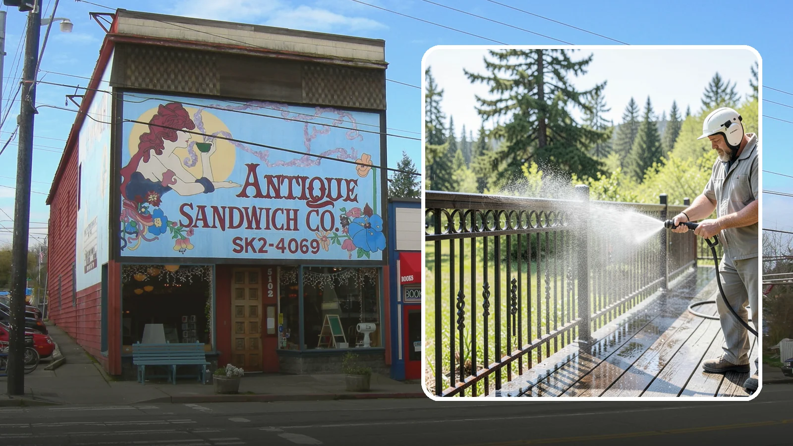 Iron Fence Washing in Ruston, Pierce County, WA - Careful washing for wrought and cast iron fencing that removes grime and surface rust streaks without driving water into the...