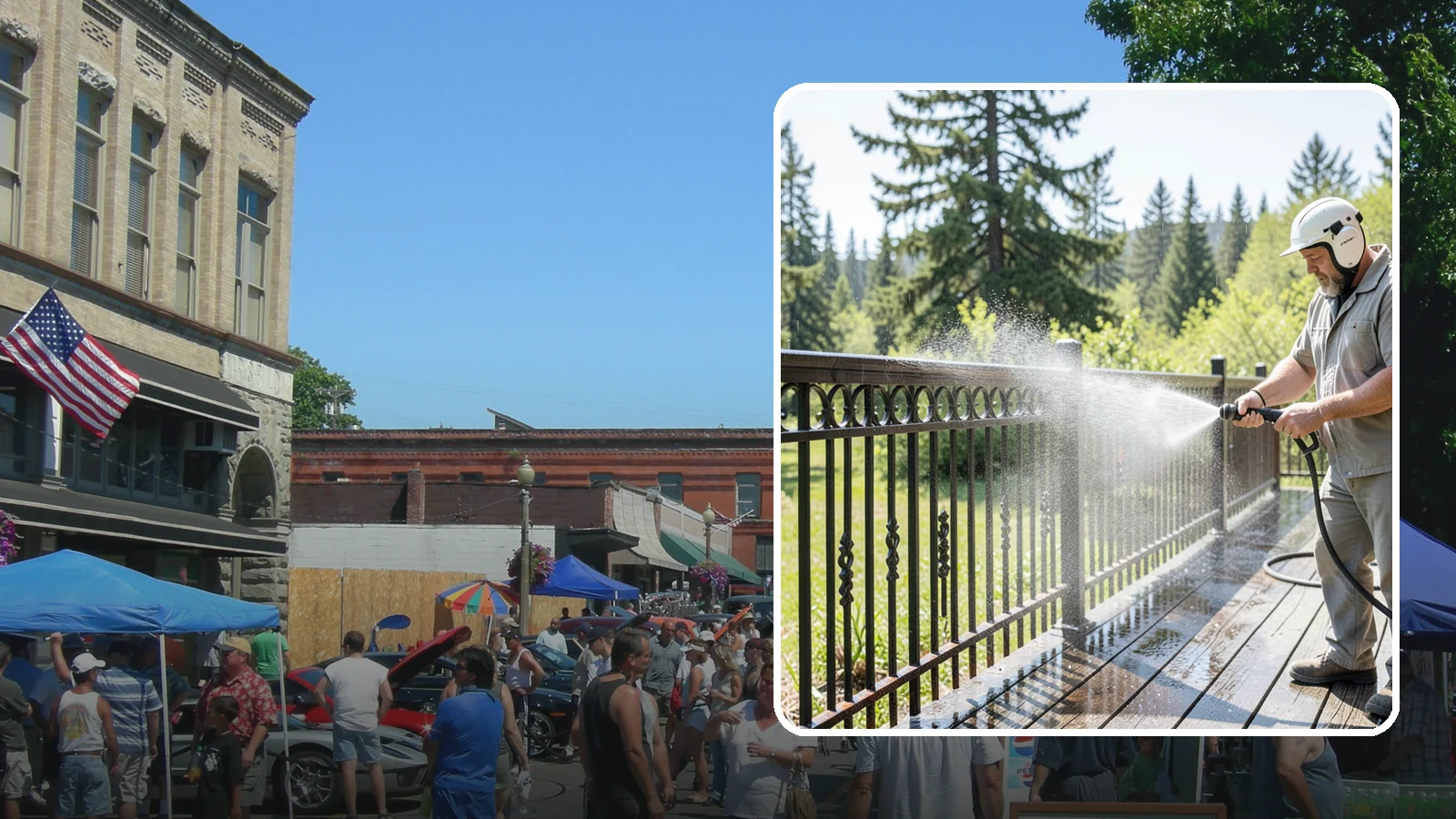 Iron Fence Washing in Snohomish, Snohomish County, WA - Careful washing for wrought and cast iron fencing that removes grime and surface rust streaks without driving water into the...