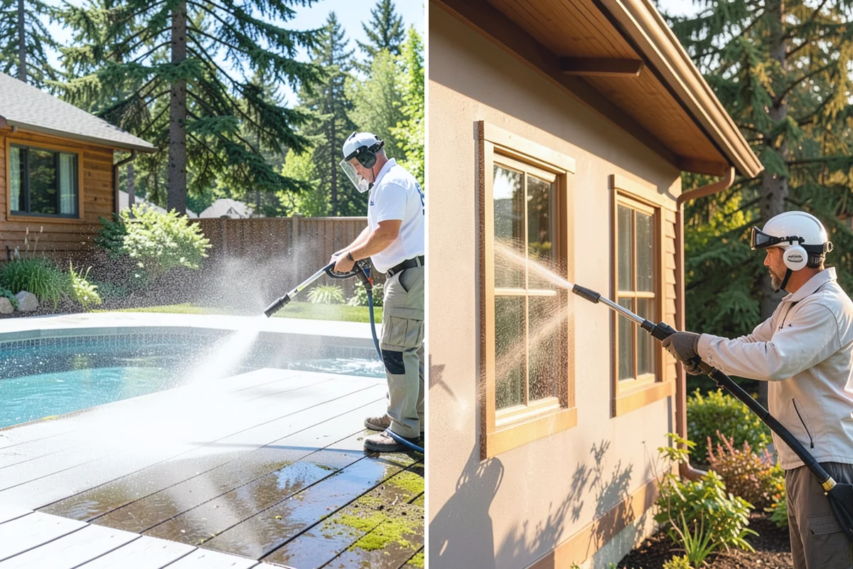 Iron Fence Washing in Woodinville, King County, WA - Inspect the coating and note any rust or chipping