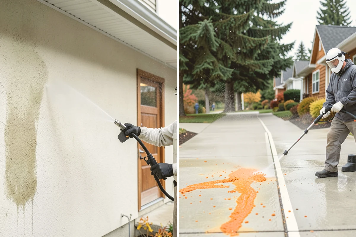 Irrigation Rust Removal in Algona, King County, WA - Locate the rust staining and the irrigation cause