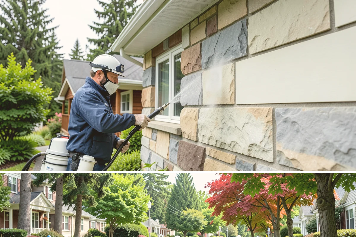 Irrigation Rust Removal in Beaux Arts Village, King County, WA - Remove irrigation rust during the summer watering season when the staining is active, and adjust sprinklers to prevent recurrence.