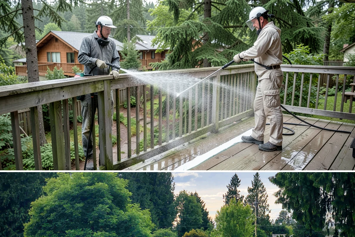 Irrigation Rust Removal in Bonney Lake, Pierce County, WA - Remove irrigation rust during the summer watering season when the staining is active, and adjust sprinklers to prevent recurrence.