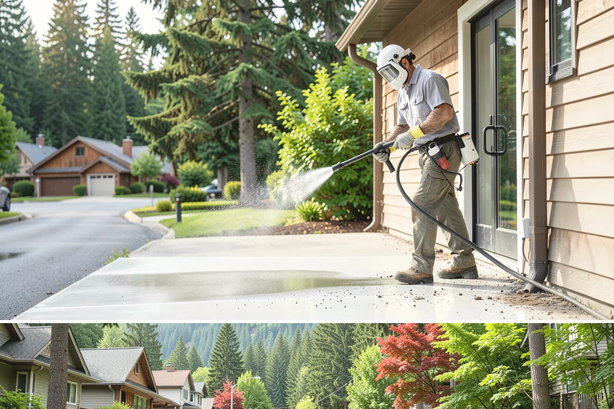Irrigation Rust Removal in Darrington, Snohomish County, WA - Remove irrigation rust during the summer watering season when the staining is active, and adjust sprinklers to prevent recurrence.