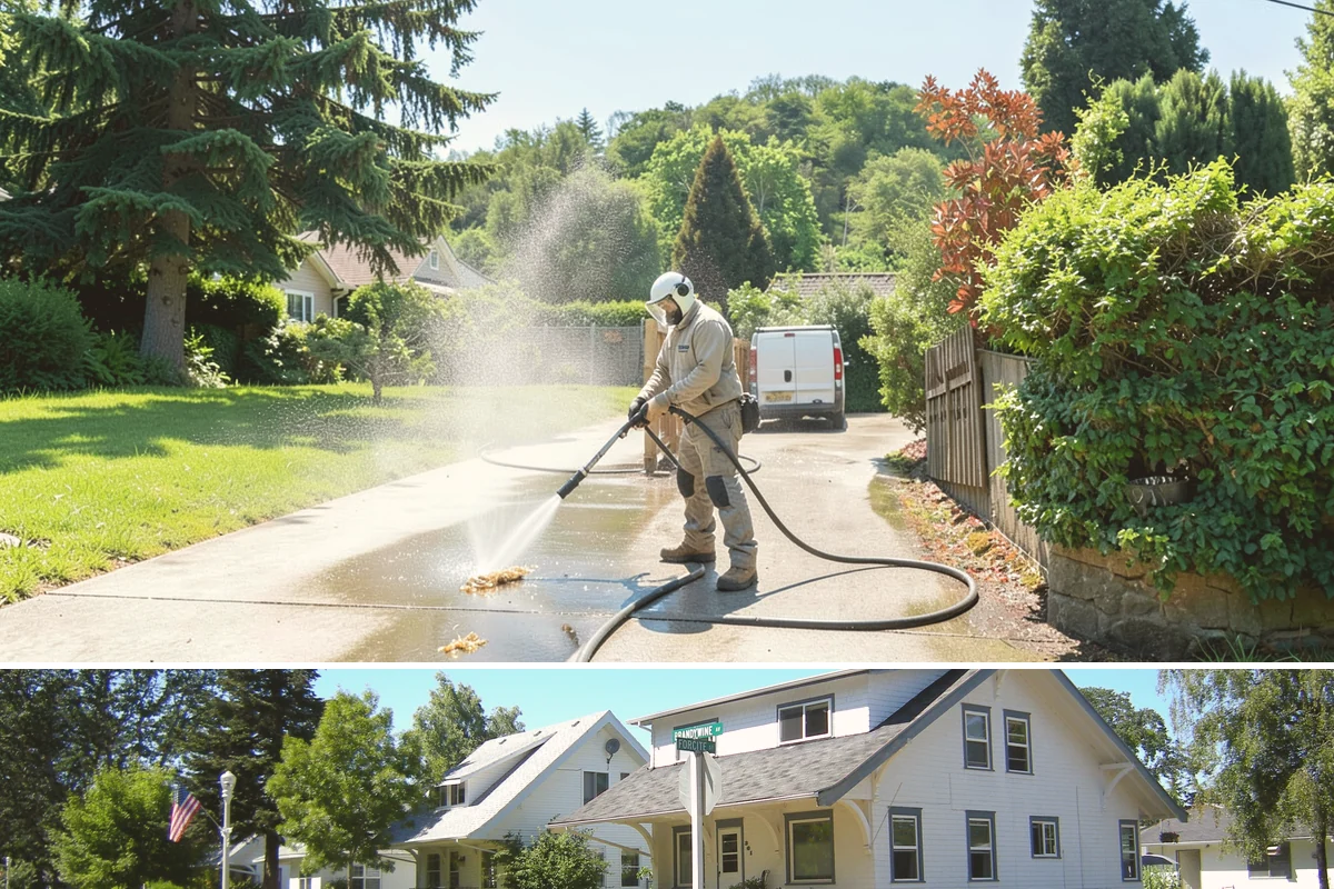 Irrigation Rust Removal in DuPont, Pierce County, WA - Remove irrigation rust during the summer watering season when the staining is active, and adjust sprinklers to prevent recurrence.