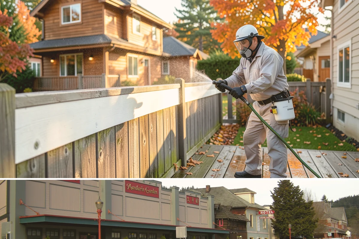 Irrigation Rust Removal in Issaquah, King County, WA - Remove irrigation rust during the summer watering season when the staining is active, and adjust sprinklers to prevent recurrence.