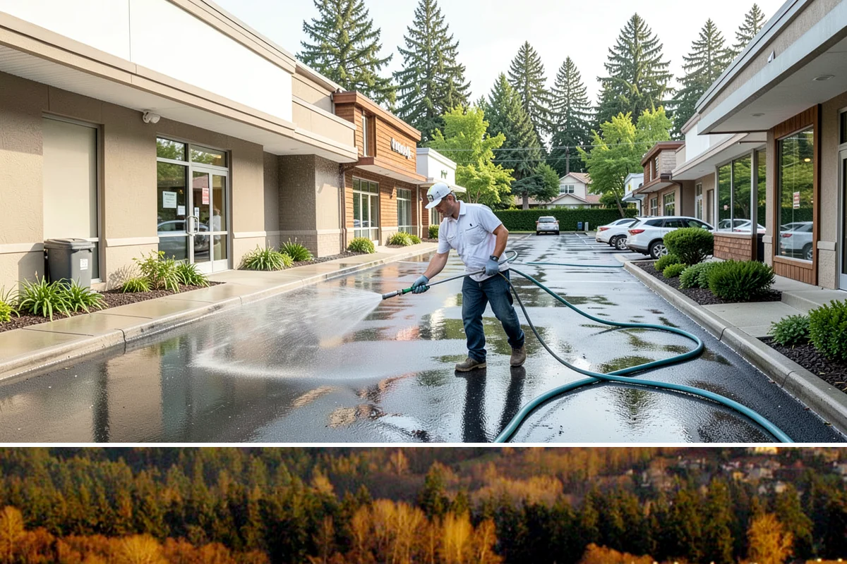 Irrigation Rust Removal in Kenmore, King County, WA - Remove irrigation rust during the summer watering season when the staining is active, and adjust sprinklers to prevent recurrence.
