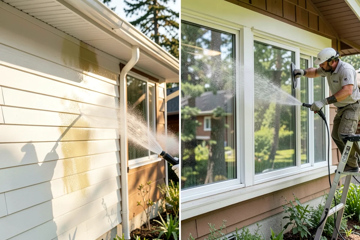 Irrigation Rust Removal in Lake Forest Park, King County, WA - Locate the rust staining and the irrigation cause