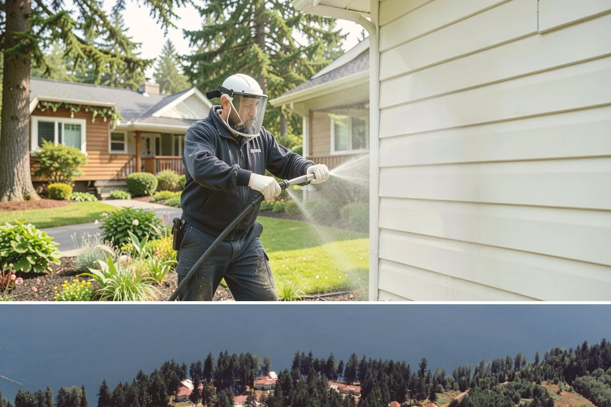 Irrigation Rust Removal in Lakewood, Pierce County, WA - Remove irrigation rust during the summer watering season when the staining is active, and adjust sprinklers to prevent recurrence.