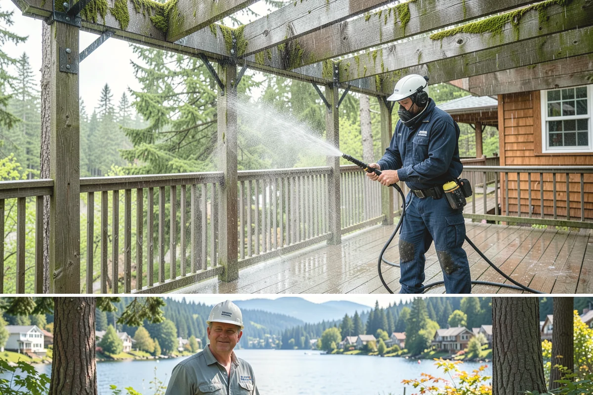Irrigation Rust Removal in Milton, King County, WA - Remove irrigation rust during the summer watering season when the staining is active, and adjust sprinklers to prevent recurrence.