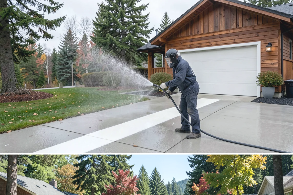 Irrigation Rust Removal in Orting, Pierce County, WA - Remove irrigation rust during the summer watering season when the staining is active, and adjust sprinklers to prevent recurrence.
