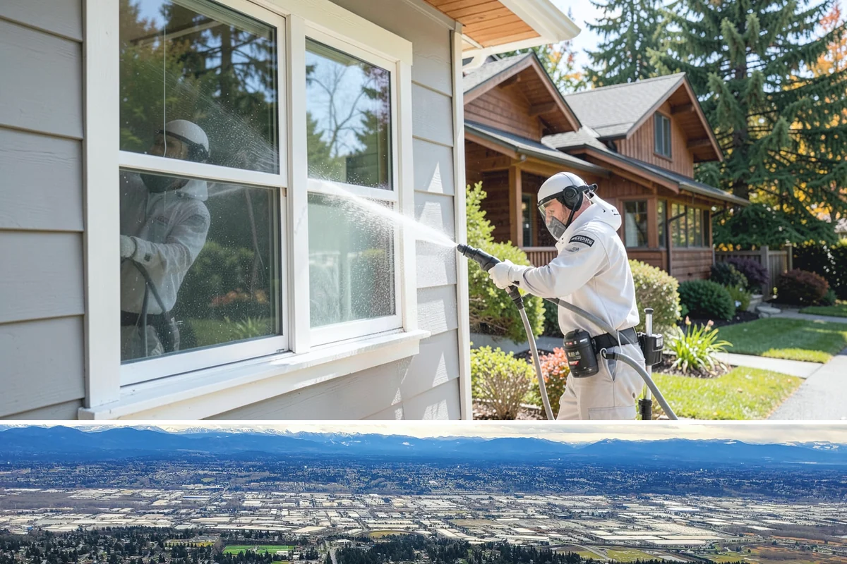 Irrigation Rust Removal in SeaTac, King County, WA - Remove irrigation rust during the summer watering season when the staining is active, and adjust sprinklers to prevent recurrence.