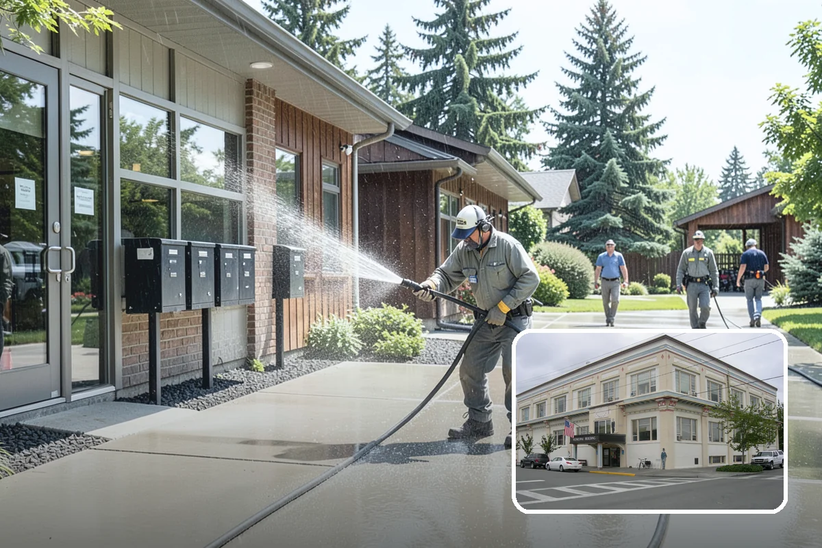 Lattice Cleaning in Anacortes, Skagit County, WA - Clears moss and mud from crisscrossed lattice openings