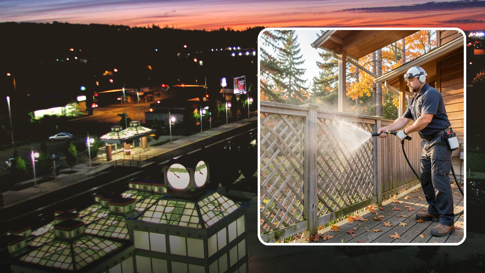 Lattice Cleaning in Auburn, King County, WA - We wash decorative and skirting lattice to remove the moss and mud that pack into its crisscrossed openings.
