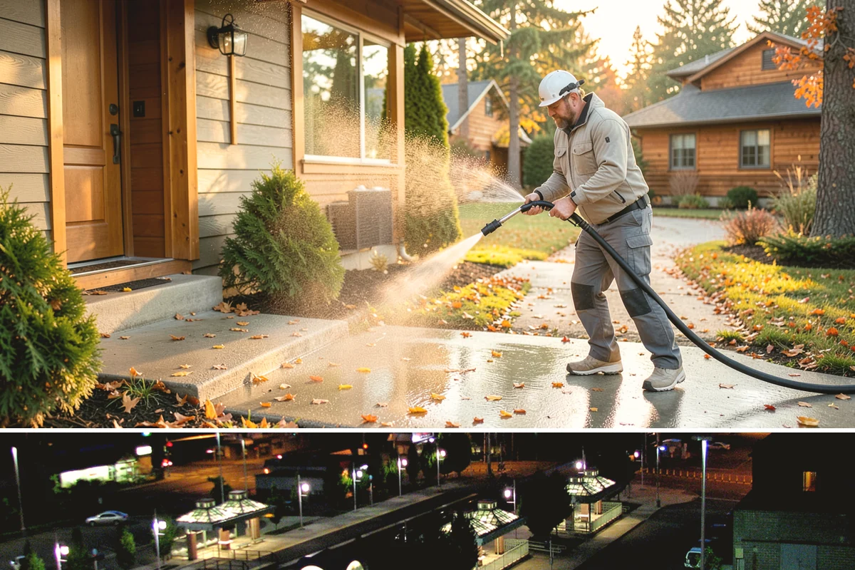 Lattice Cleaning in Auburn, King County, WA - Spring cleaning clears the winter moss that clogs lattice and restores ventilation before summer humidity.