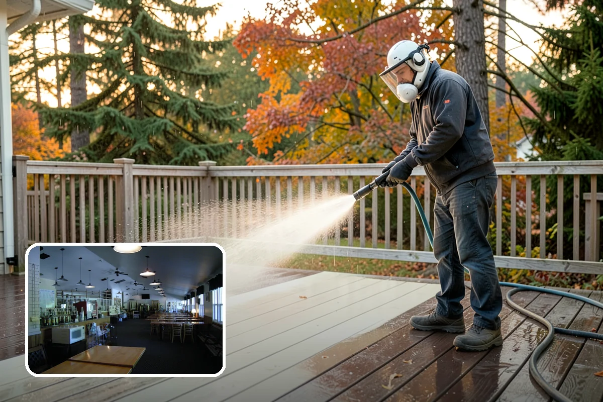 Lattice Cleaning in Black Diamond, King County, WA - Clears moss and mud from crisscrossed lattice openings