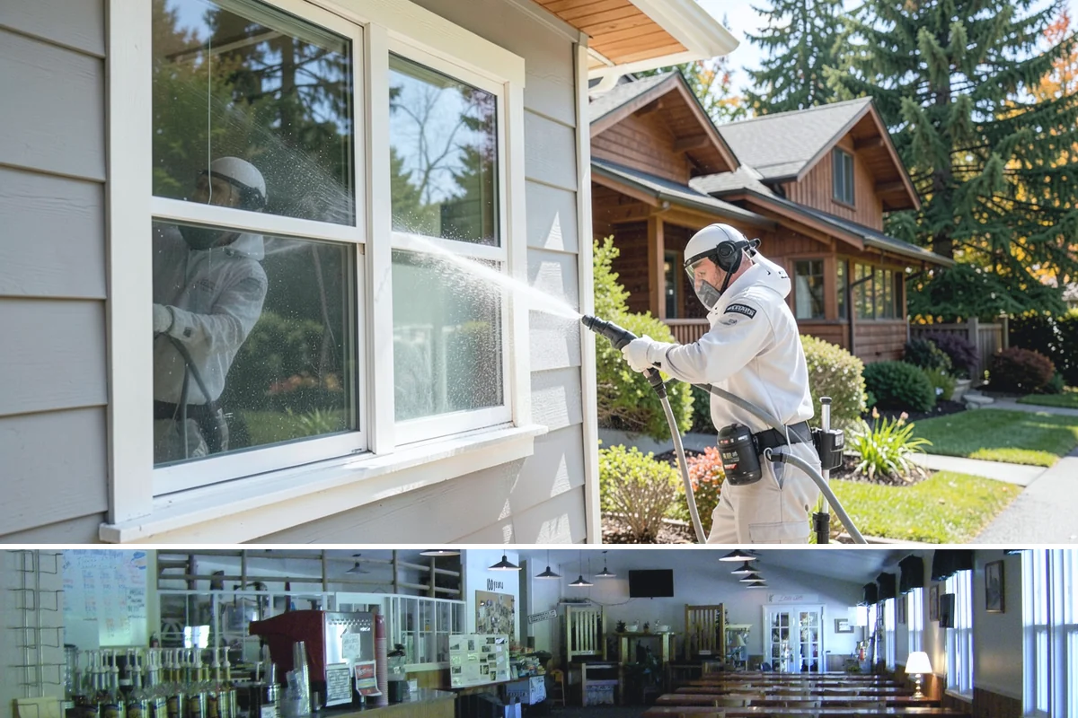 Lattice Cleaning in Black Diamond, King County, WA - Spring cleaning clears the winter moss that clogs lattice and restores ventilation before summer humidity.