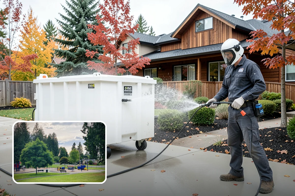 Lattice Cleaning in Bonney Lake, Pierce County, WA - Clears moss and mud from crisscrossed lattice openings