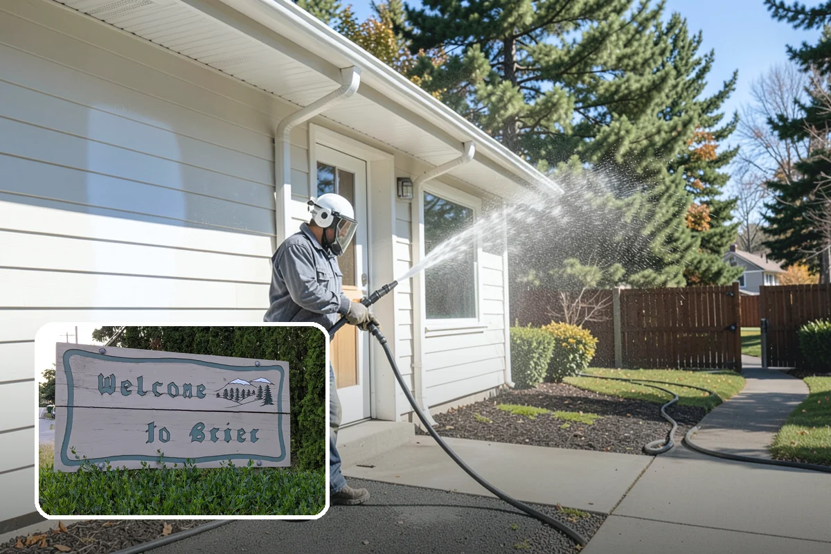 Lattice Cleaning in Brier, Snohomish County, WA - Clears moss and mud from crisscrossed lattice openings