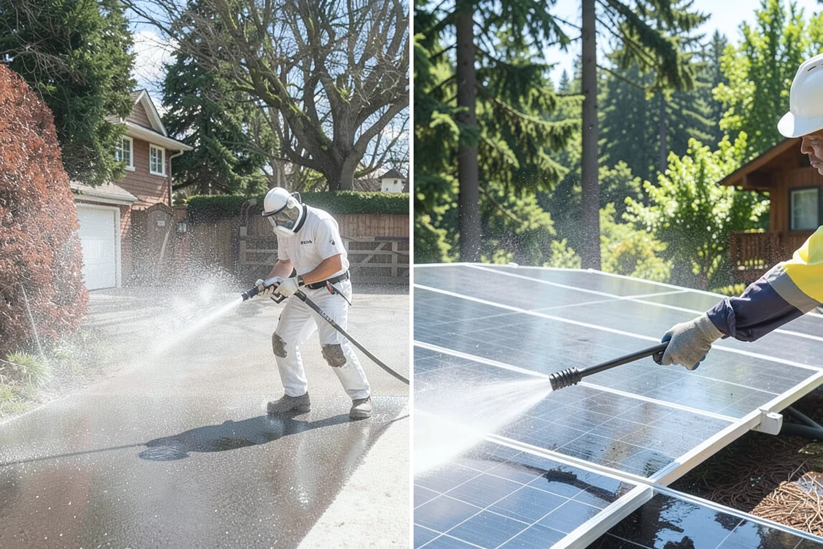 Lattice Cleaning in Buckley, Pierce County, WA - Clear loose debris lodged in the lattice openings