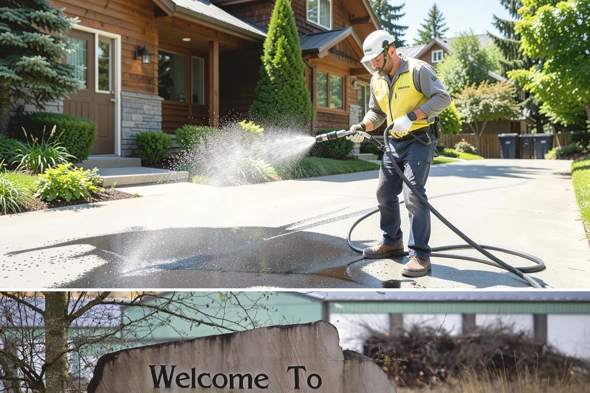 Lattice Cleaning in Buckley, Pierce County, WA - Spring cleaning clears the winter moss that clogs lattice and restores ventilation before summer humidity.