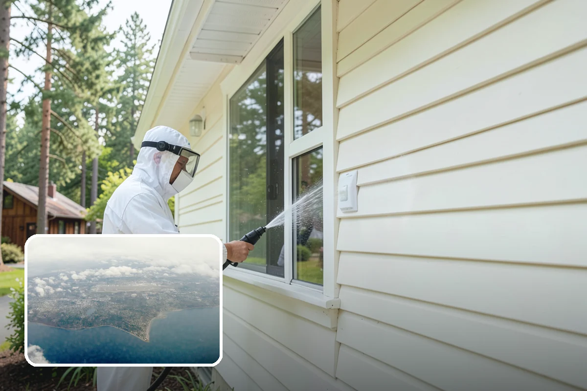 Lattice Cleaning in Burien, King County, WA - Clears moss and mud from crisscrossed lattice openings