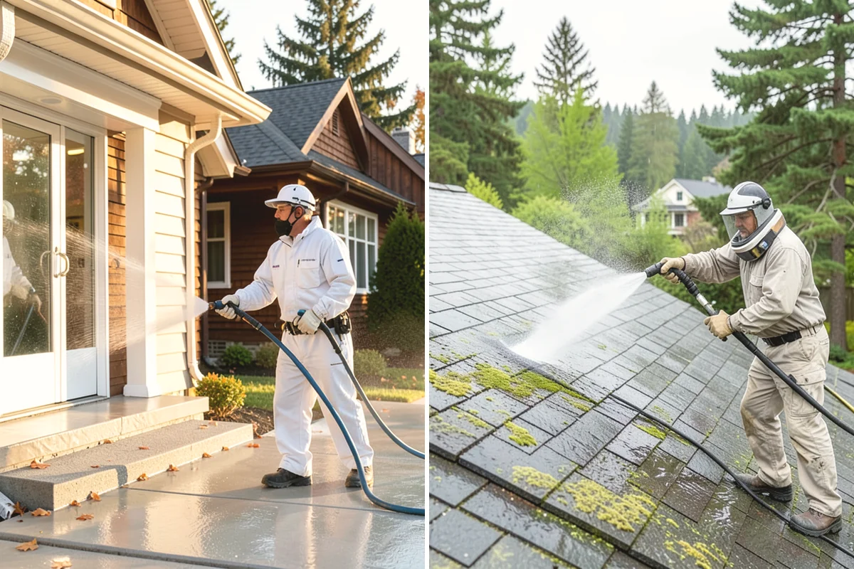 Lattice Cleaning in Burien, King County, WA - Clear loose debris lodged in the lattice openings