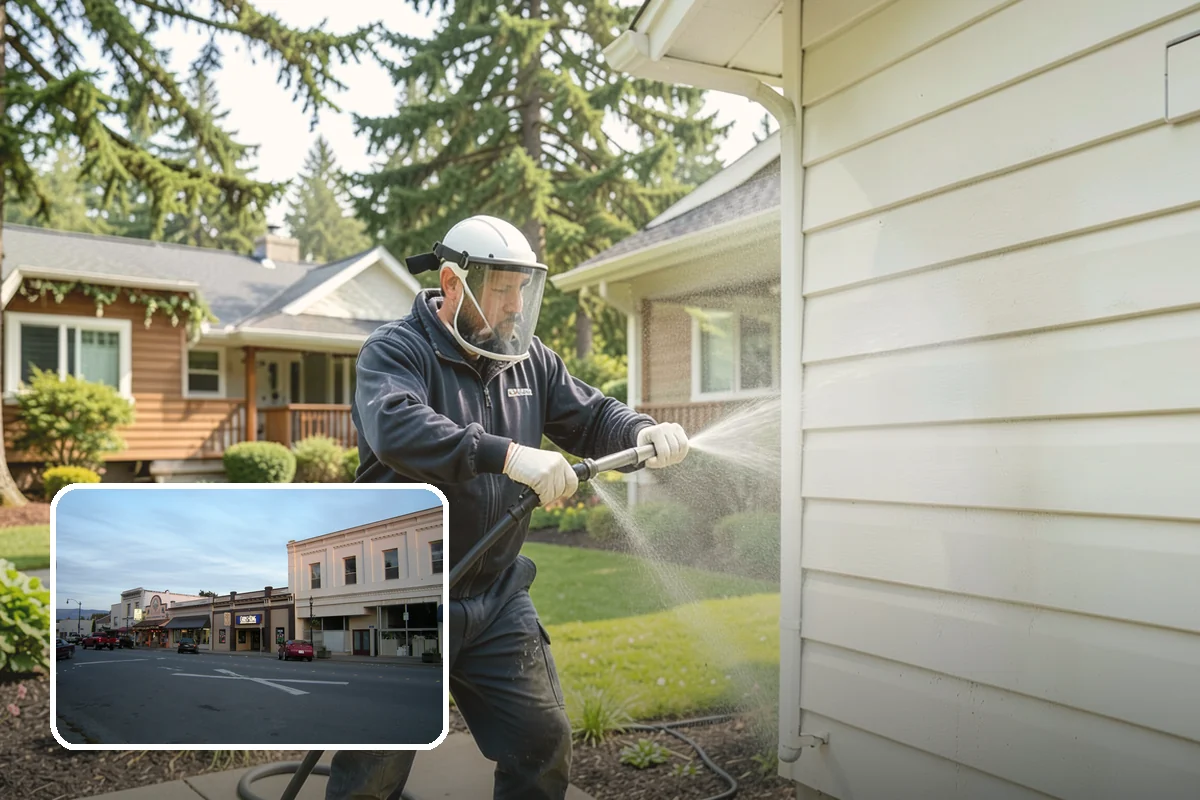 Lattice Cleaning in Burlington, Skagit County, WA - Clears moss and mud from crisscrossed lattice openings