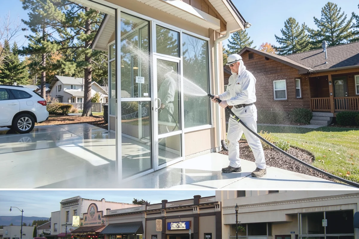 Lattice Cleaning in Burlington, Skagit County, WA - Spring cleaning clears the winter moss that clogs lattice and restores ventilation before summer humidity.
