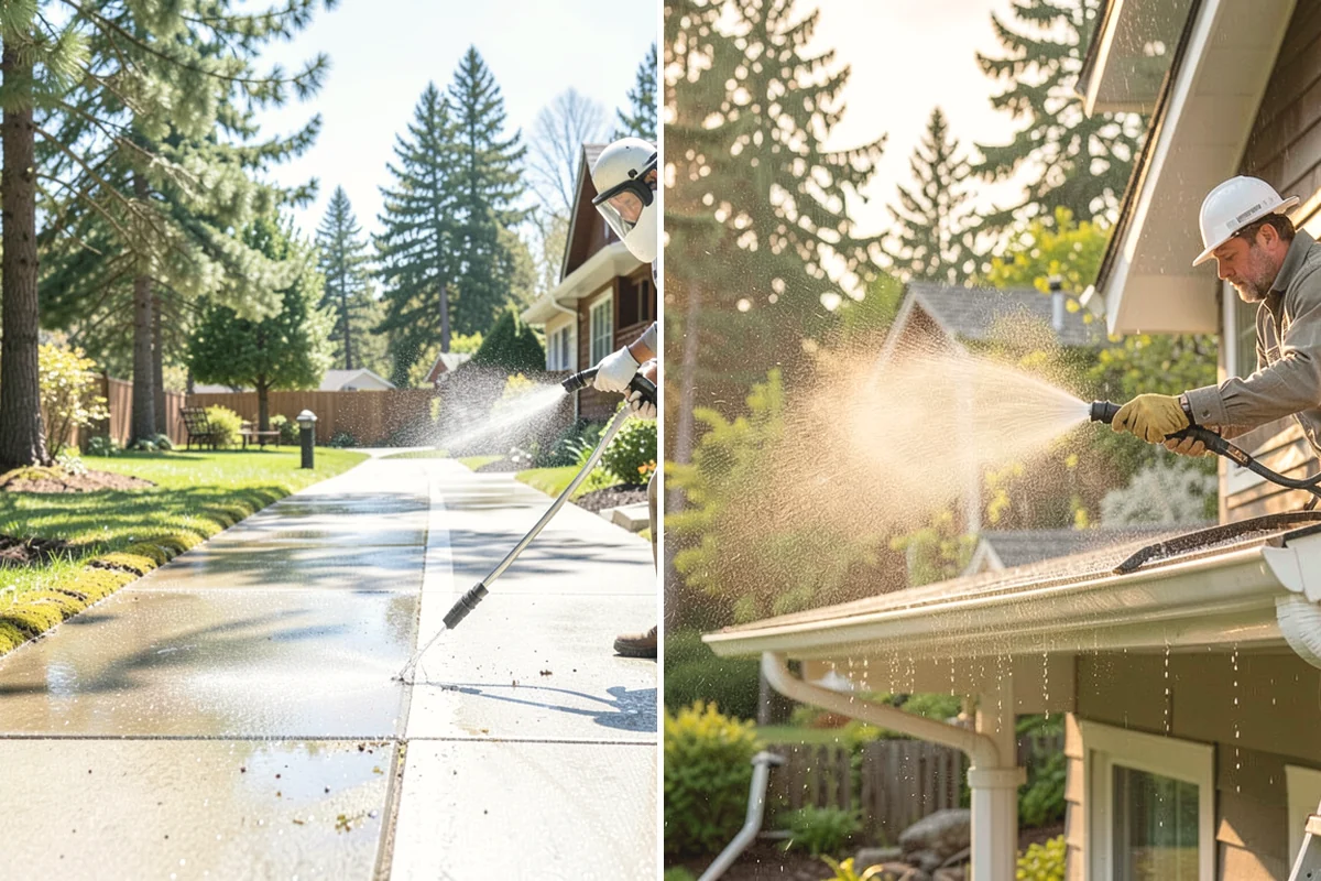 Lattice Cleaning in Carbonado, Pierce County, WA - Clear loose debris lodged in the lattice openings