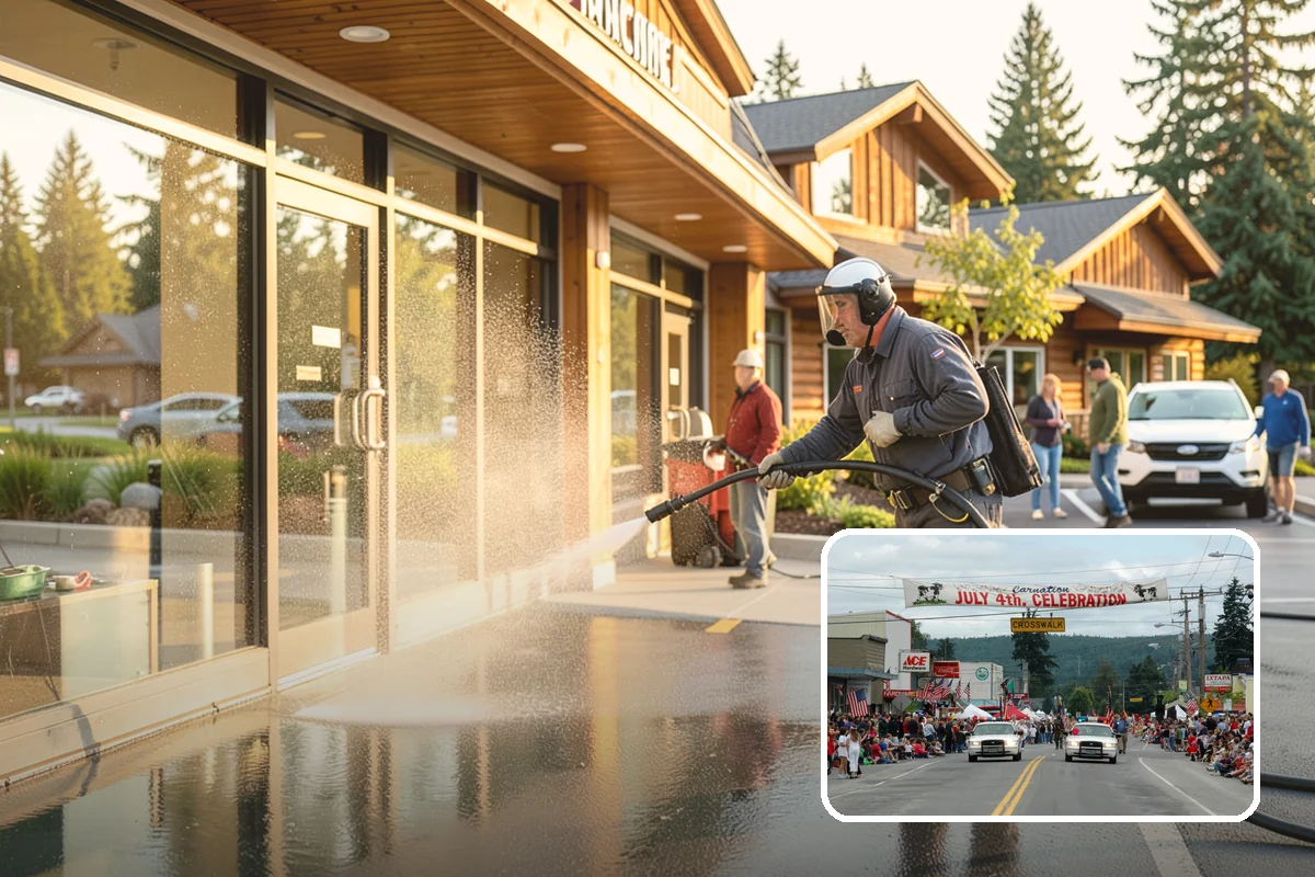 Lattice Cleaning in Carnation, King County, WA - Clears moss and mud from crisscrossed lattice openings