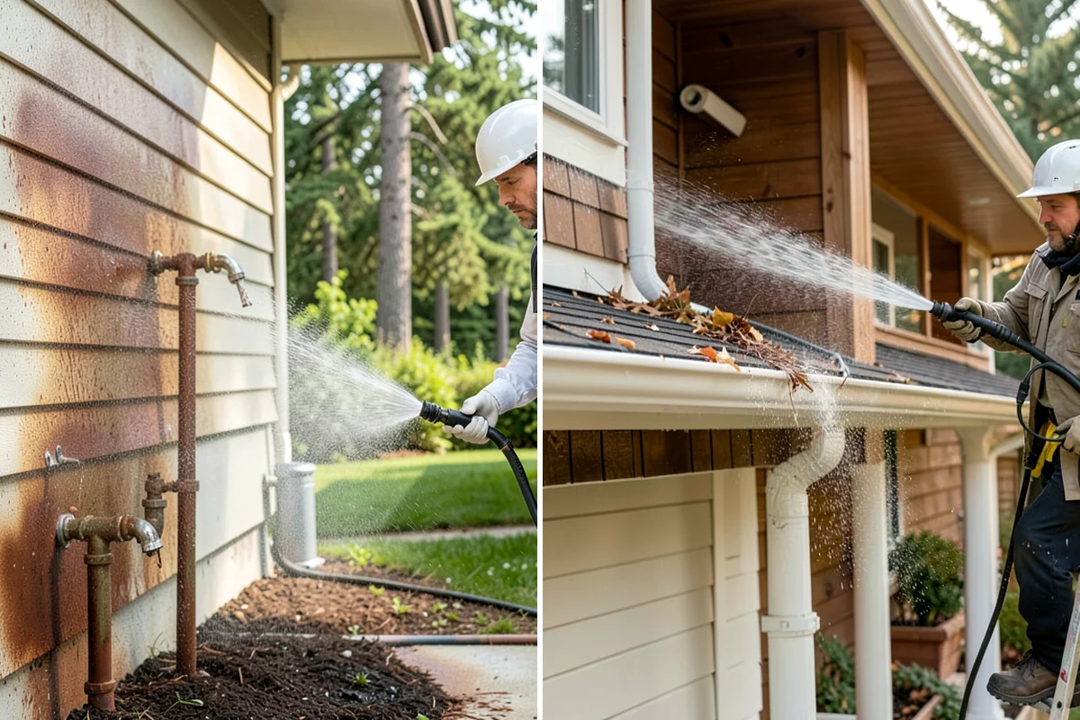 Lattice Cleaning in Clyde Hill, King County, WA - Clear loose debris lodged in the lattice openings
