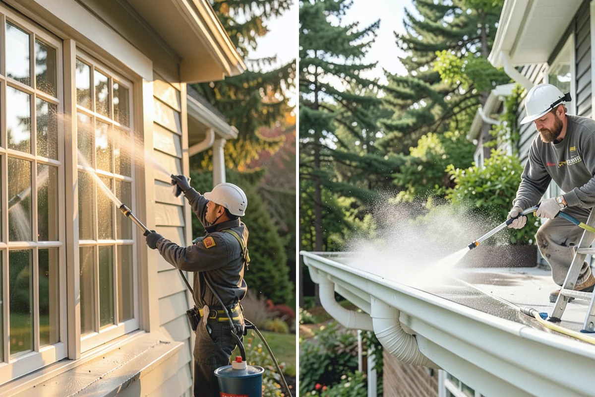 Lattice Cleaning in Coupeville, Island County, WA - Clear loose debris lodged in the lattice openings