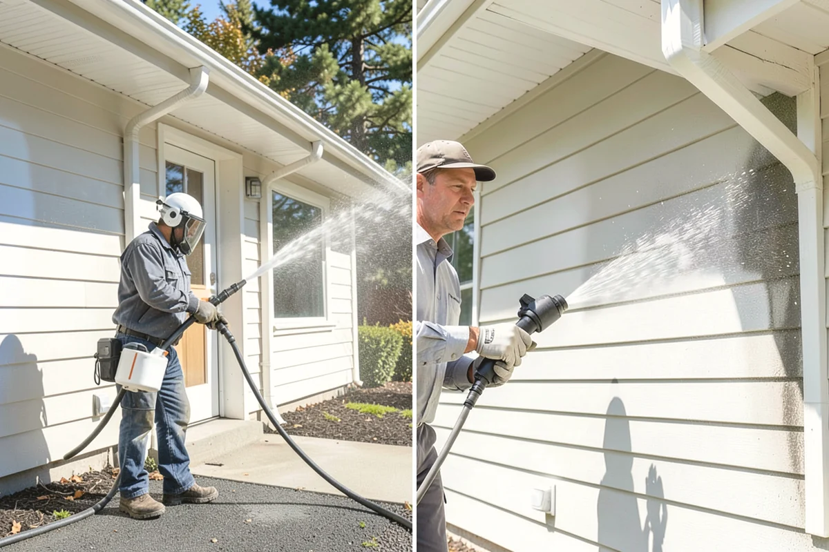 Lattice Cleaning in Covington, King County, WA - Clear loose debris lodged in the lattice openings