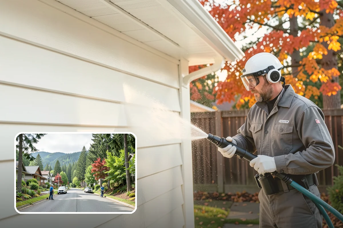 Lattice Cleaning in Darrington, Snohomish County, WA - Clears moss and mud from crisscrossed lattice openings