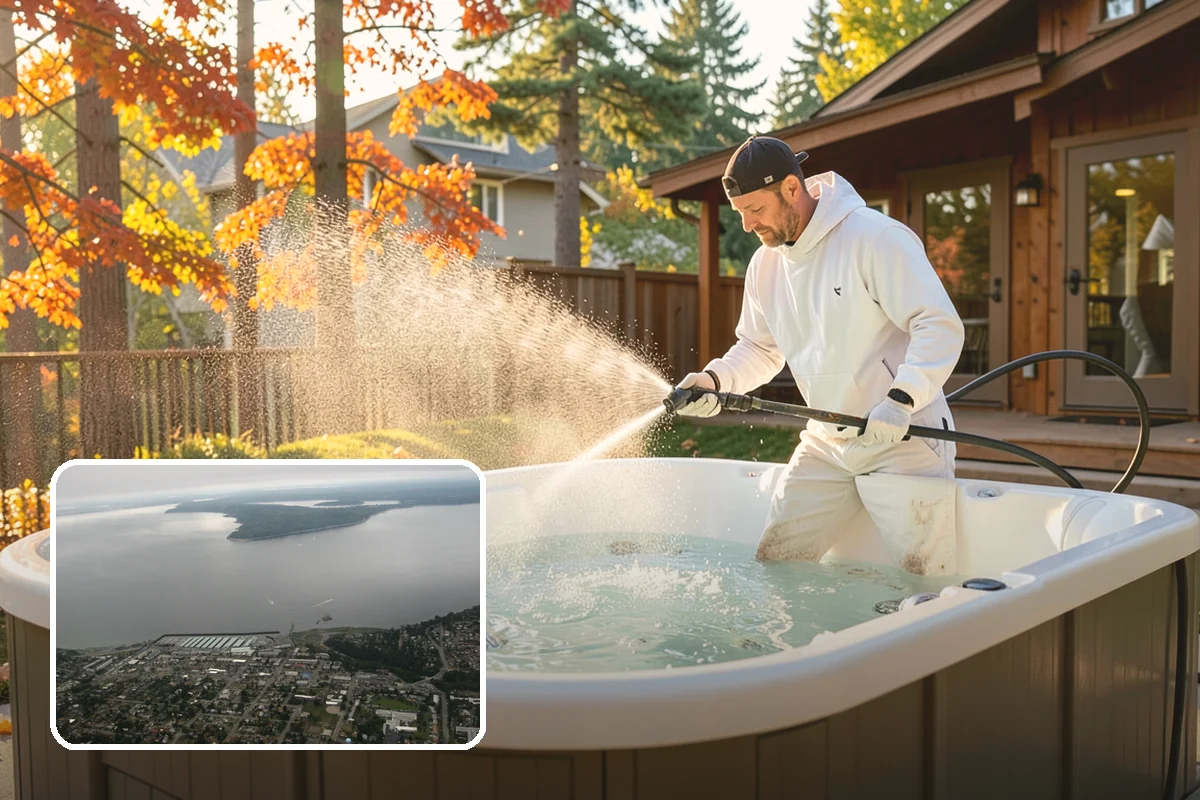 Lattice Cleaning in Des Moines, King County, WA - Clears moss and mud from crisscrossed lattice openings