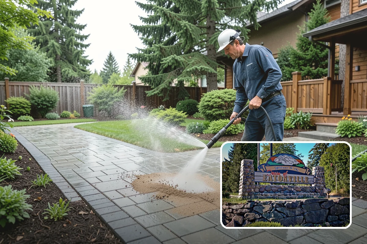 Lattice Cleaning in Eatonville, Pierce County, WA - Clears moss and mud from crisscrossed lattice openings