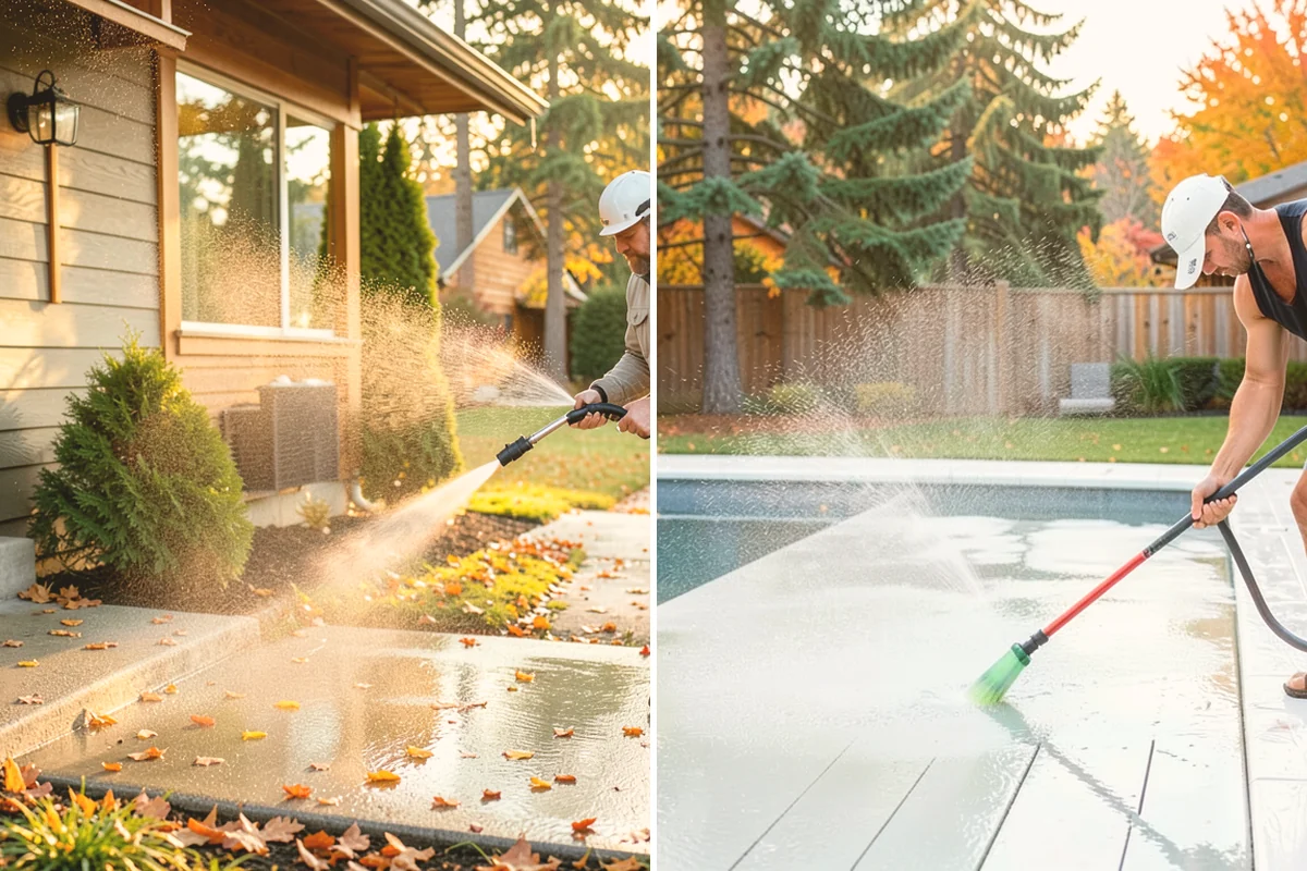 Lattice Cleaning in Eatonville, Pierce County, WA - Clear loose debris lodged in the lattice openings