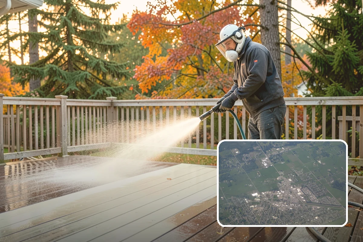 Lattice Cleaning in Enumclaw, King County, WA - Clears moss and mud from crisscrossed lattice openings